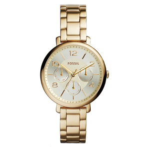 Watch strap Fossil ES3667 Stainless steel Gold Toned 14mm